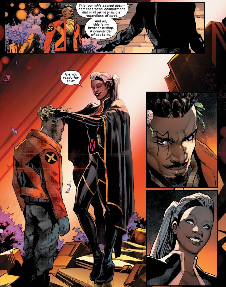 Bishop becomes Krakoa’s Captain Commander in INFERNO (2021) #1.