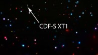 CDF-S XT1 became 1,000 times brighter over a few hours before fading dramatically in about a day. Image credit: NASA / CXC / Pontifical Catholic University / F.Bauer et al.