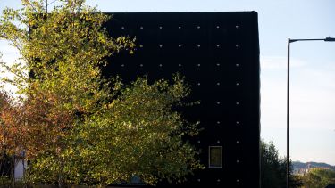 A view of the Soundhouse building from Leavygreave