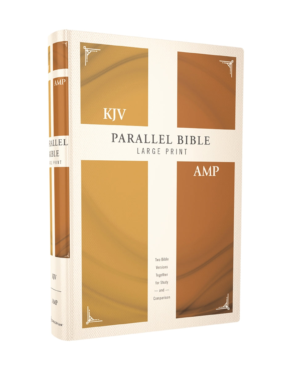 KJV, Amplified, Parallel Bible, Large Print, Red Letter Edition: Two Bible Versions Together for Study and Comparison