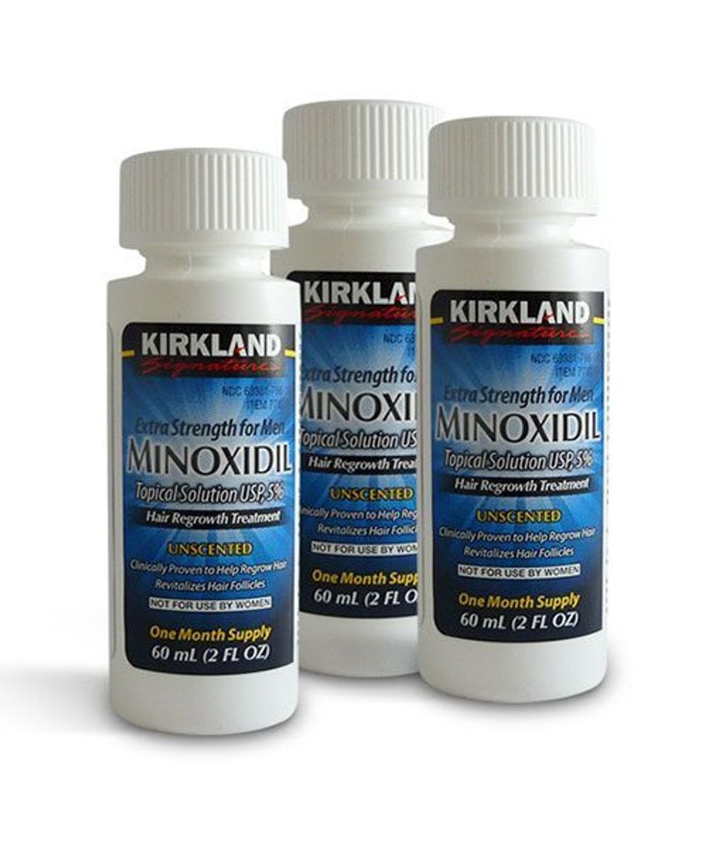 Kirkland Minoxidil 5% Hair & Beard Regrowth Topical Solution Hair ...