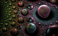 Fractal drops wallpaper 1920x1200 jpg