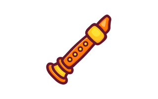 Flute Sticker PNG