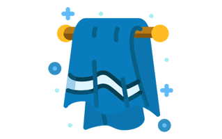 Towel Sticker PNG