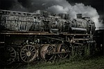 loco, steam locomotive, train