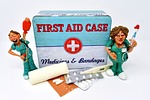 first aid, supply, nurse