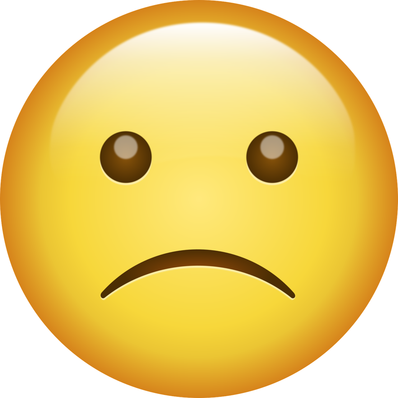 Unhappy Face Emoticon