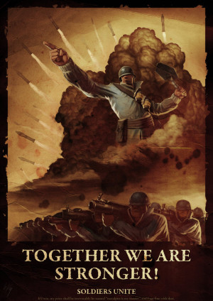 Team Fortress 2 -Soldier propaganda