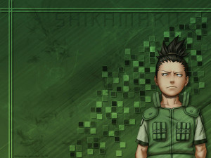 Shikamaru Standing Seriously