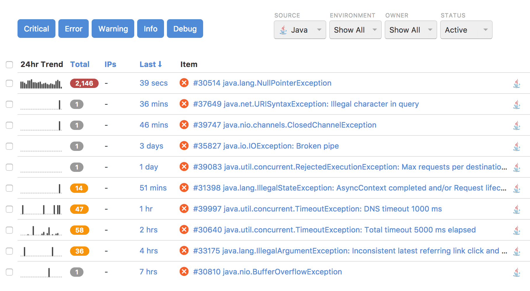 Announcing Our New Java Error Monitoring SDK