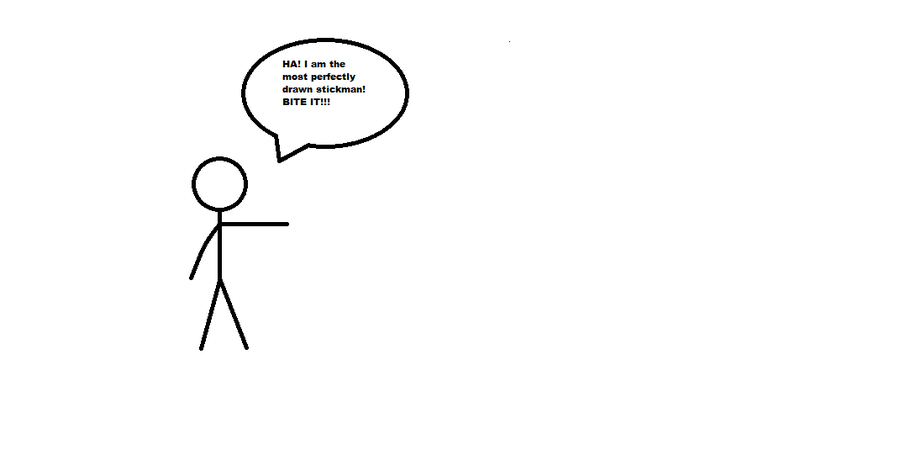 Funny Stick Figure