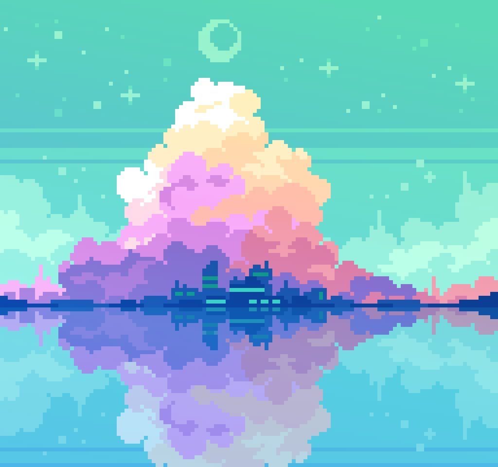 Pixel Art Landscape Background