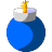 The Bomb HUD icon from Four Swords Adventures