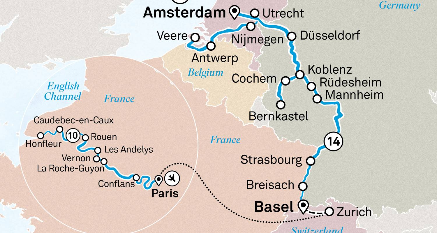 Le cœur de l'Europe 2025 - 25 jours (from Amsterdam to Paris) - Scenic Luxury Cruises & Tours