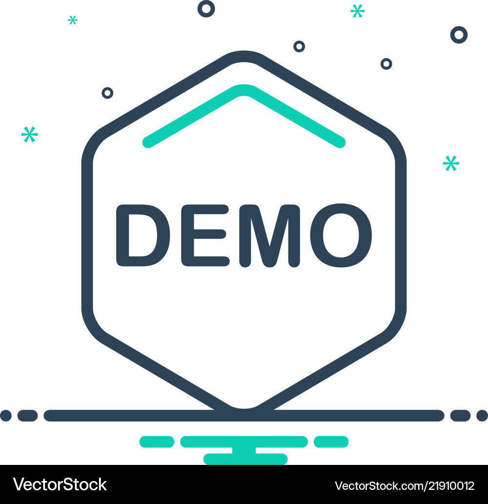 Demo vector image