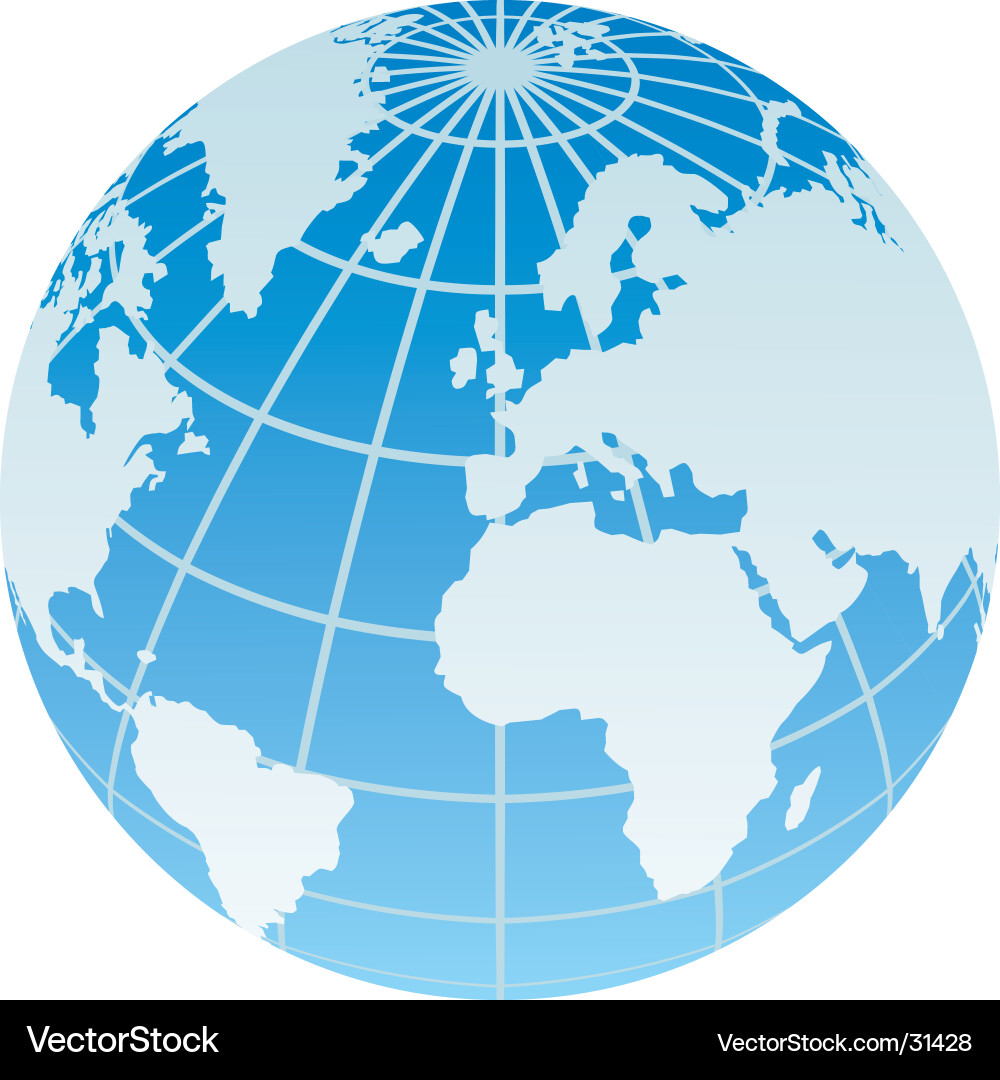 Globe vector image