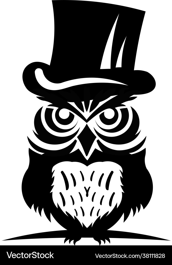 Owl logo vector image