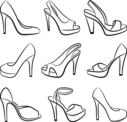 Shoes vector image