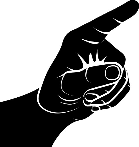 Finger vector image