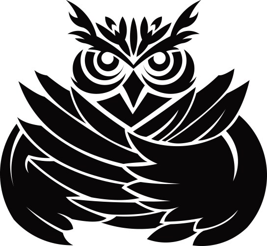 Owl logo vector image