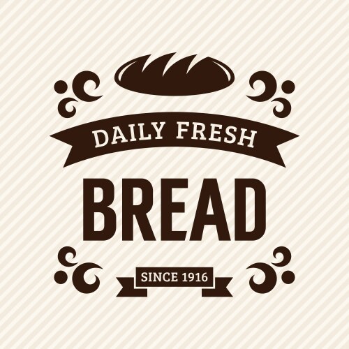 Bread vector image