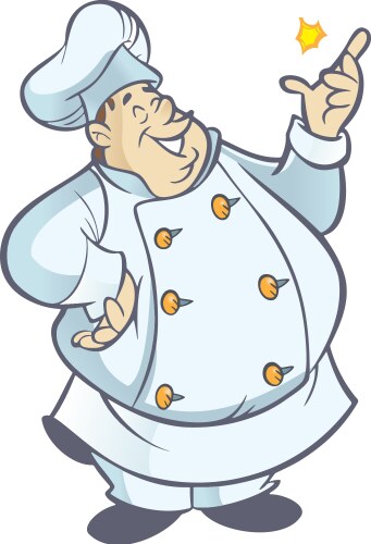 Cook vector image