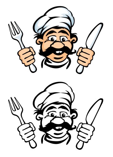 Cook vector image