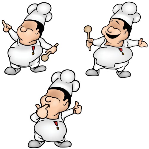 Cook set vector image