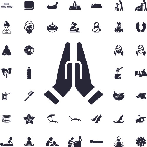 Prayer icon vector image