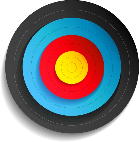 Target color vector image