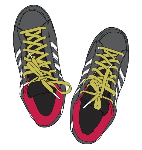 Sport shoes vector image