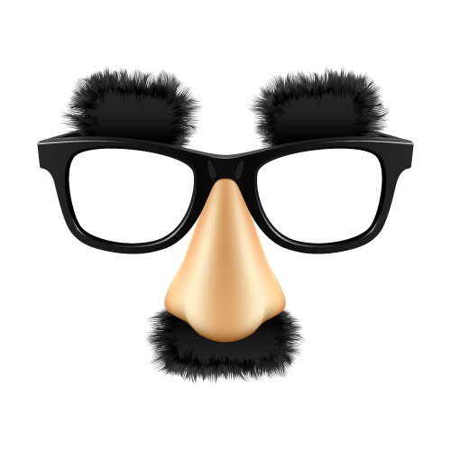 Funny mask vector image