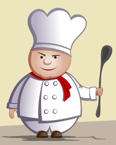 Cook vector image