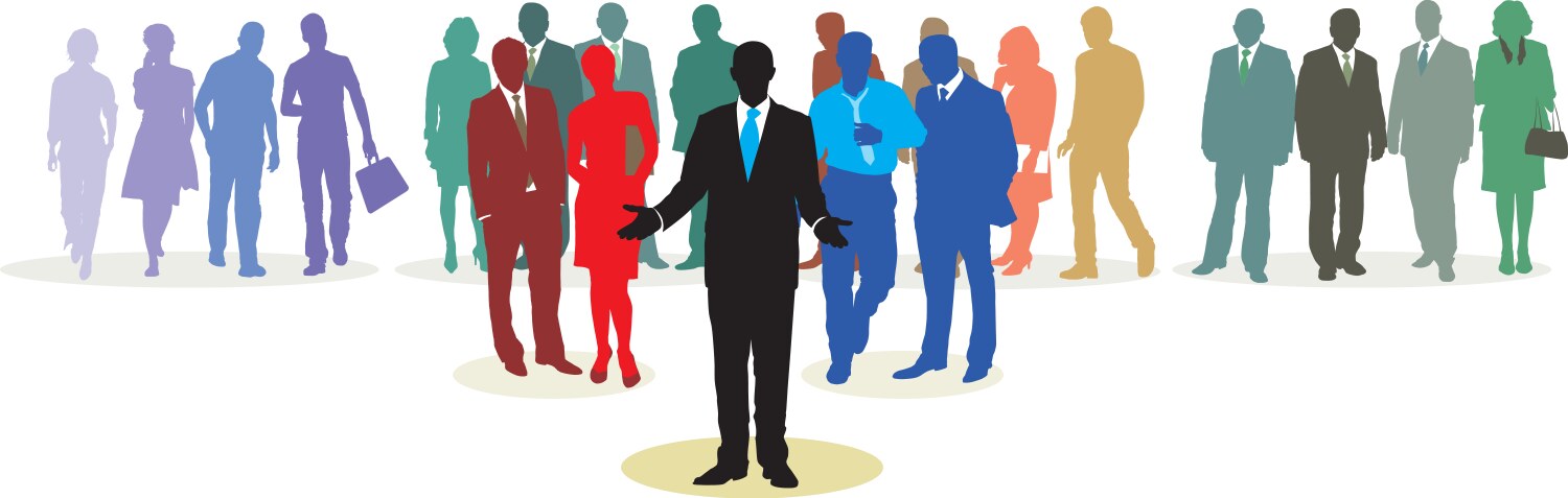 People network vector image