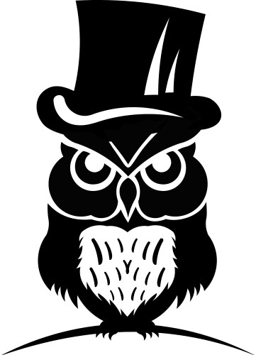 Owl logo vector image