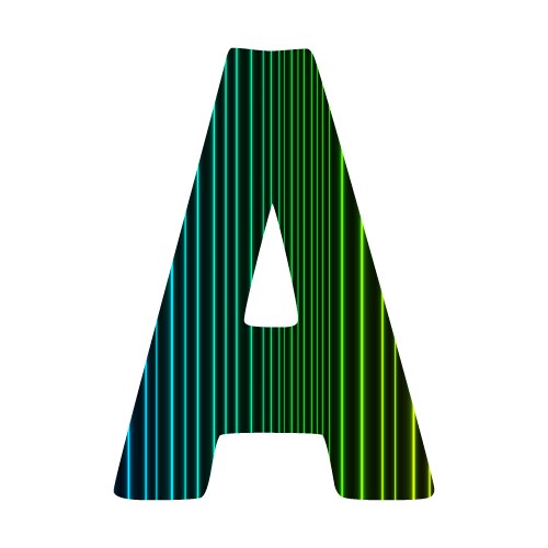 Letter vector image