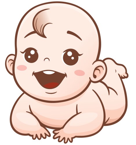 Baby vector image