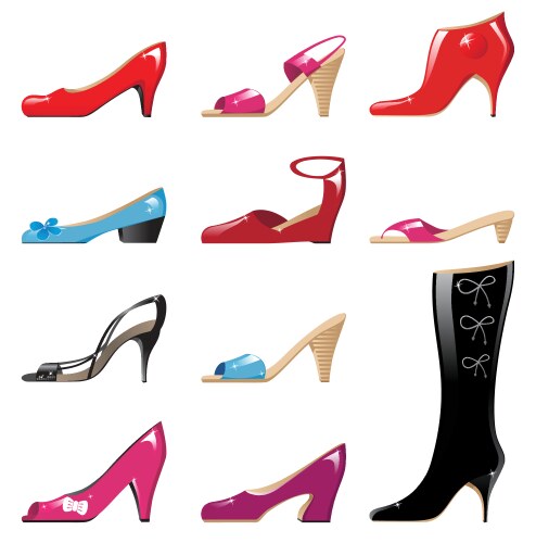 Shoes vector image