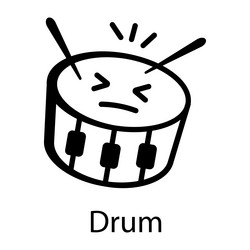 drum vector image