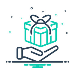 gift vector image