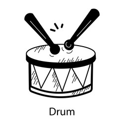 drum vector image