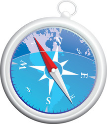 compass vector image