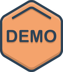 demo vector image