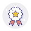 achievement, award, badge, favorite, star 