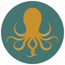 octopus, octopus logo, sea, sea animal, sea creature, sealife, underwater