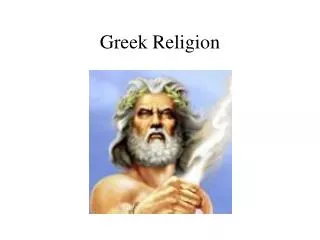 Greek Religion