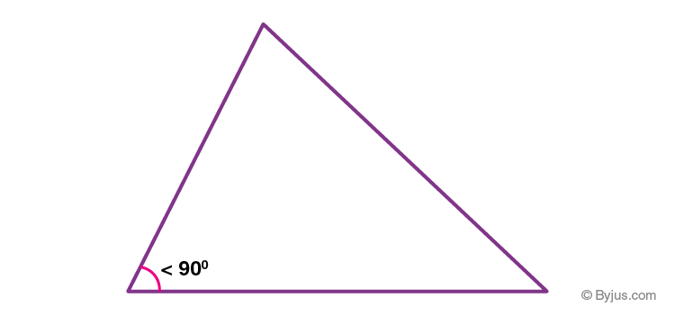 Acute angle triangle