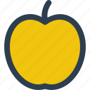 apple, fruit, food