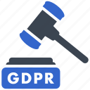 gdpr, law, rules, hammer, justice, auction, bidding