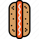 food, hotdog